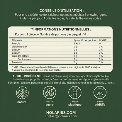 Holariss Chewing Gum Rimineralizzante (Cannella)