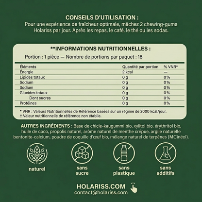 Holariss Chewing Gum Rimineralizzante (Cannella)